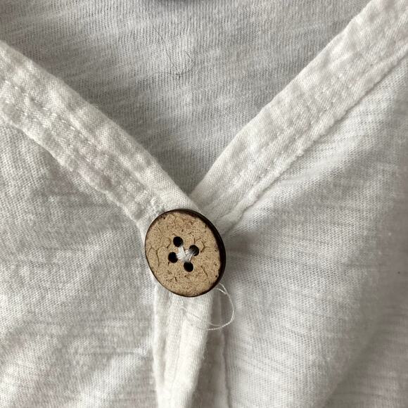 Naartjie Kids Slub Knit One Button Cardigan Lace Floral Details - White - 12-18M - Picture 5 of 9